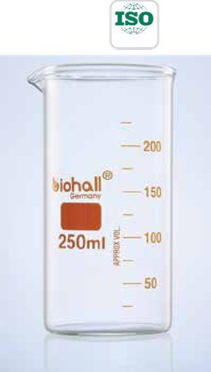 Beakers, Tall form with Spout DIN/ISO