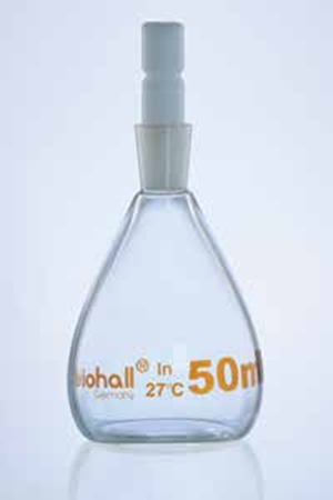 Pycnometers to Gay – Lussac, Calibrated Class-A With Teflon stopper