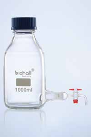 Aspirator Bottles With I/C Glass Stopcock and PP Cap