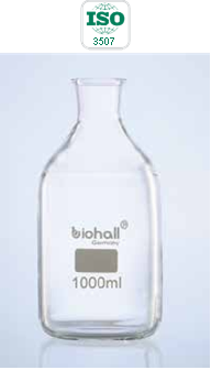 Solution Bottles With Tooled Neck, Clear