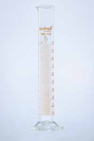 Measuring Cylinder with Hexagonal Base, Class-A, DIN/ISO