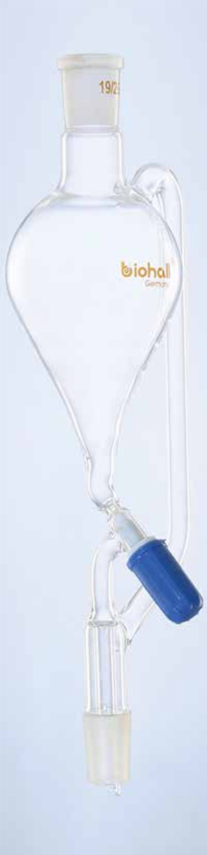 Pressure Equalising Funnel, with PTFE Stopcock