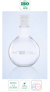 Round Bottom Flask, Single Neck with Joint