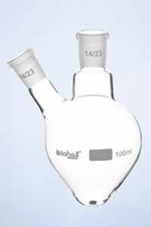 Flask Pear Shape, Two Necks