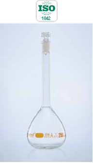 Volumetric Flask, Class-A, Individual Certificate, ISO