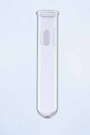 Test Tube, Re-usable Without Rim, ISO