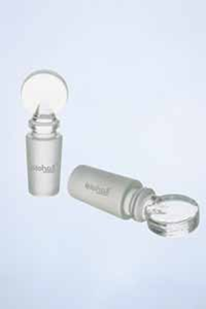 Stopper, Solid, Penny Head-Long Neck Flasks