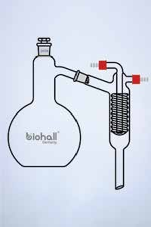 Distilling Apparatus, with Friedrichs Condenser, Interchangeable Joint and Stopper Glass, Boro 3.3