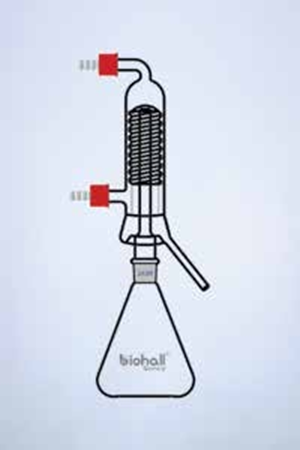 Distilling Apparatus, with Friedrichs Condenser, Interchangeable Joint Glass Boro 3.3
