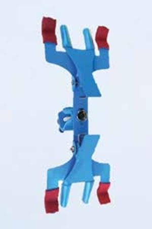 Double Burette Clamp die-pressed construction